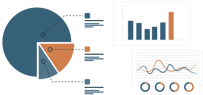 Icon für Dashboards und Reporting Icon für Dashboards und Reporting