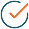 Check Das Symbol Check steht für eine fehlerfreie Dateneingabe
